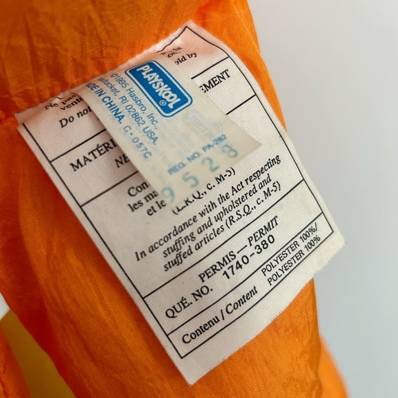 Sesame Street vintage playskool puffalump nylon Zoe large plush 1995 - Picture 2 of 9